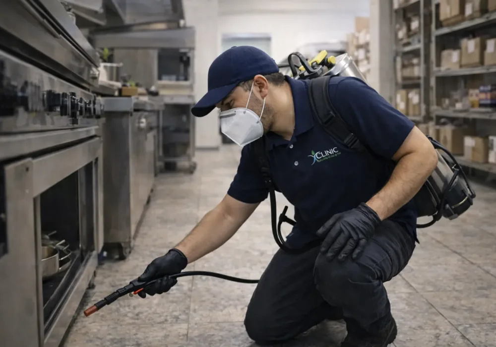 Clinic İlaçlama ekibi İzmir’de profesyonel böcek ilaçlama uygulaması